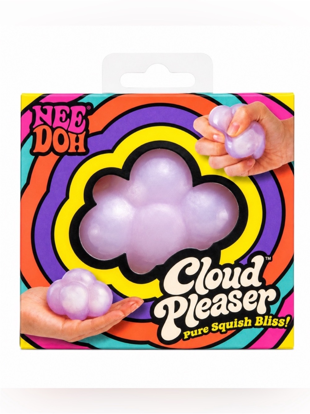 2 box NEE DOH Cloud Pleaser Purple Stress Toy